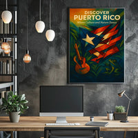 Discover Puerto Rico's Vibrant Culture and Nature Travel Poster