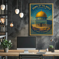 Dome Of The Rock A Symbol Of Harmony Poster