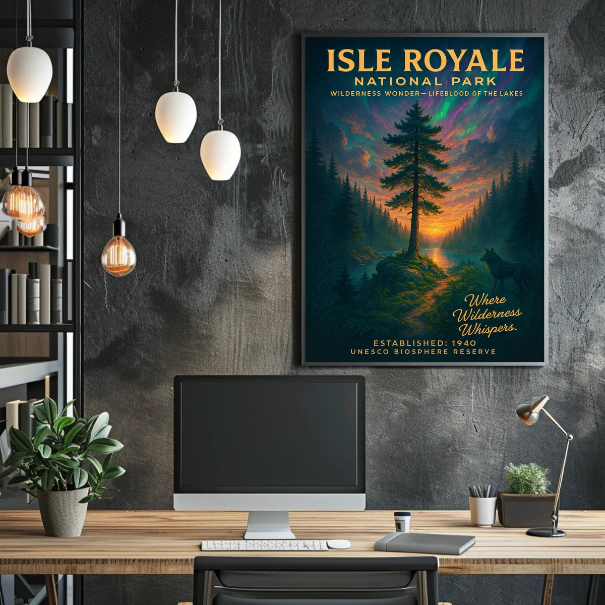 Isle Royale National Park Poster