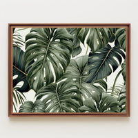 Lush Tropical Leaves Poster