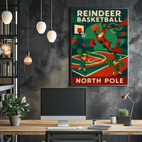 Reindeer Basketball Extravaganza Poster