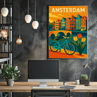 Amsterdam Cityscape Poster