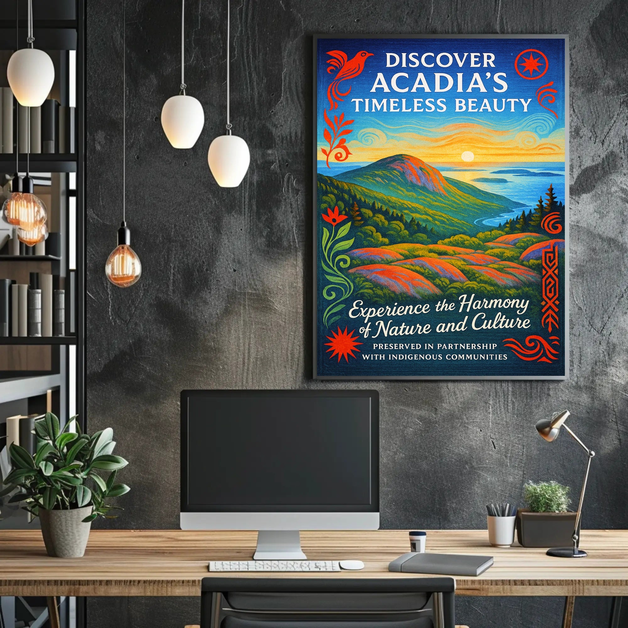 Discover Acadia's Timeless Beauty Poster