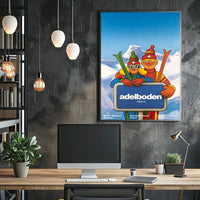 Adelboden Ski Adventure Poster