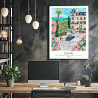 Vibrant Capri Poster PosterGoat