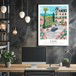 Vibrant Capri Poster PosterGoat