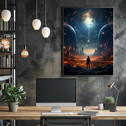 Journey To The Cosmic Abyss Poster