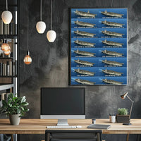 USS Harry S. Truman Aircraft Carrier Poster PosterGoat