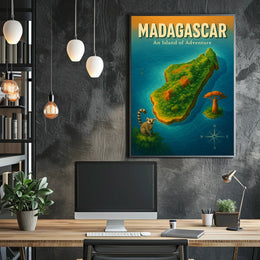 Madagascar An Island of Adventure Poster