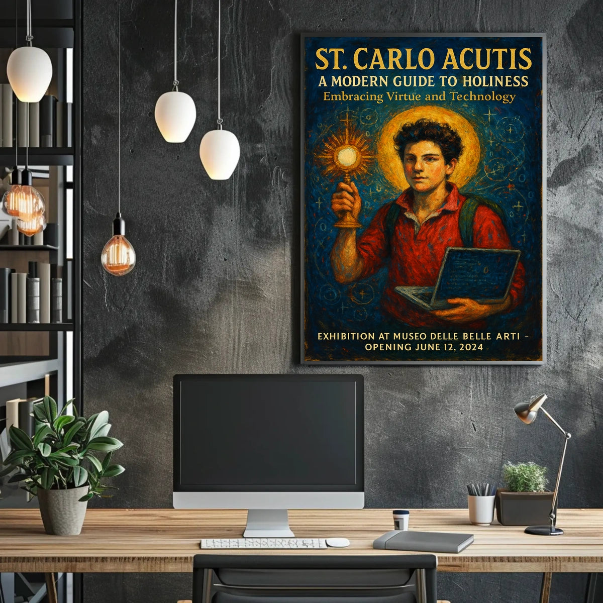 St. Carlo Acutis A Modern Guide to Holiness Poster