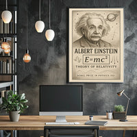 Albert Einstein Nobel Prize In Physics Poster