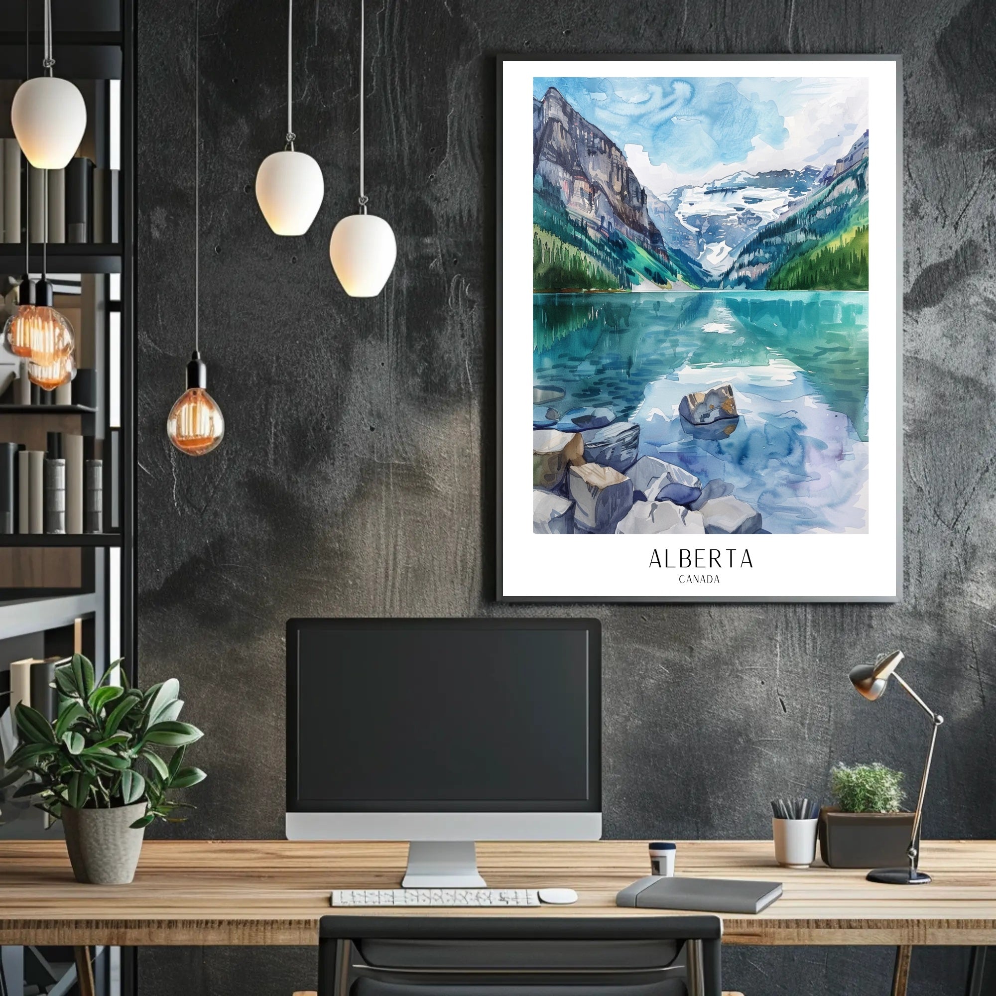 Serene Landscapes of Alberta Poster PosterGoat