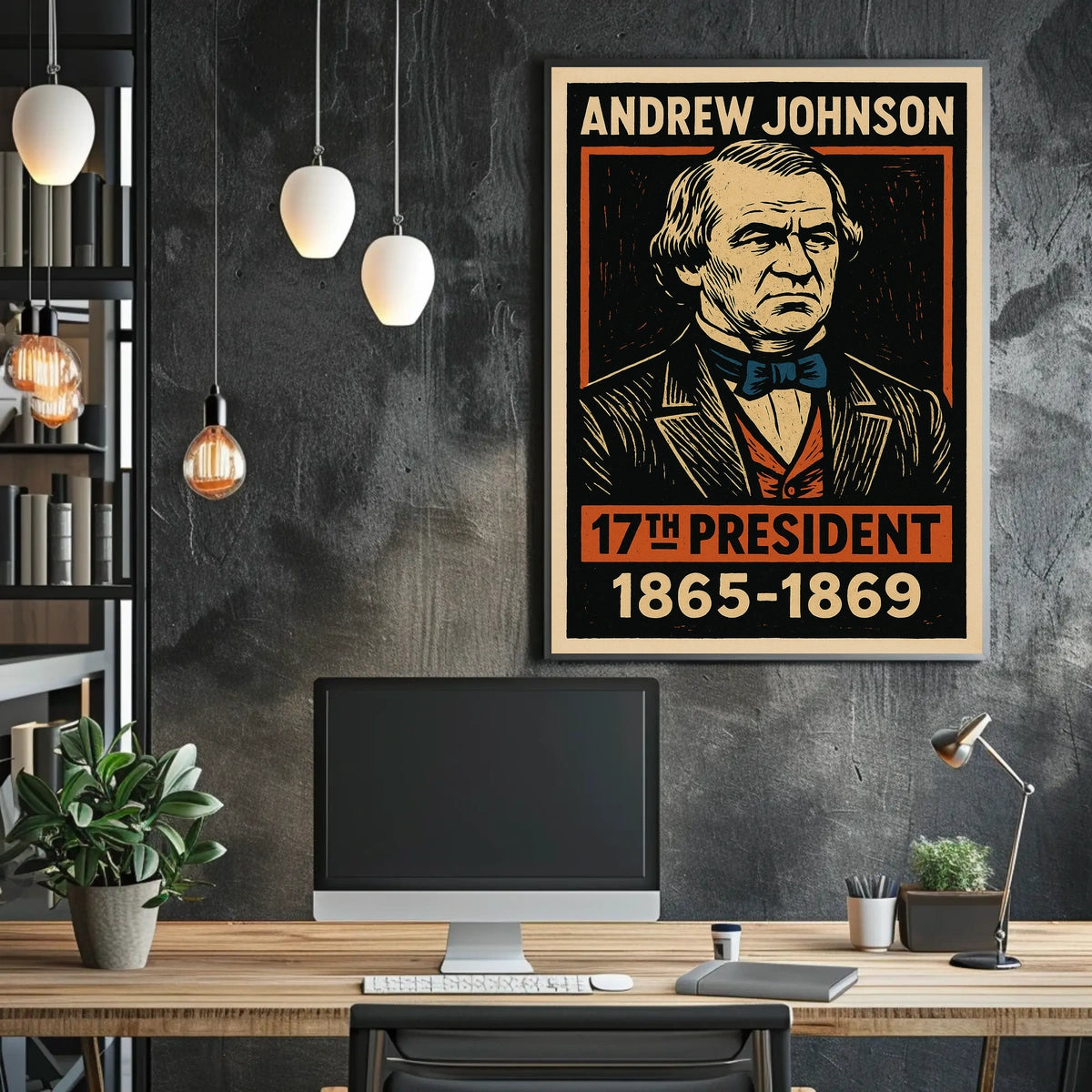 Andrew Johnson 17th President Poster