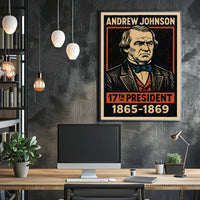 Andrew Johnson 17th President Poster