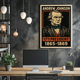 Andrew Johnson 17th President Poster