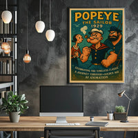 Popeye The Sailor Vintage Poster Print 1929
