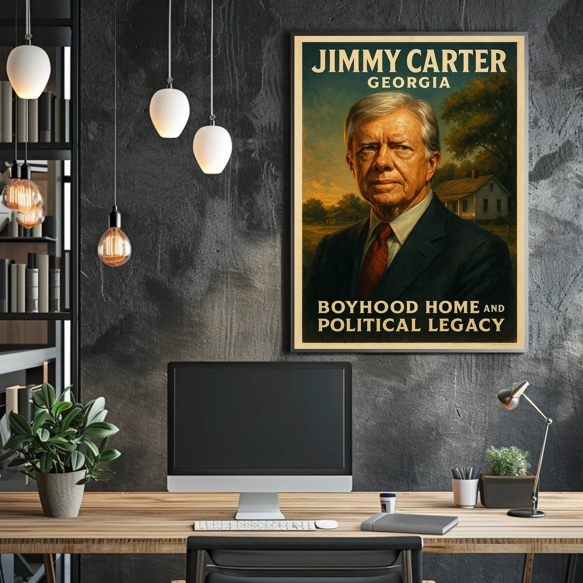 Jimmy Carter Georgia Legacy Poster