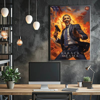 Barack Obama Funny Carton Presidential Poster