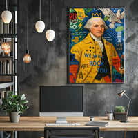 Rock Legend Collage Pop Culture Poster