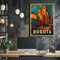 Bogota Cityscape Poster