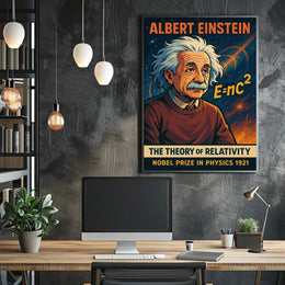 Albert Einstein The Theory Of Poster