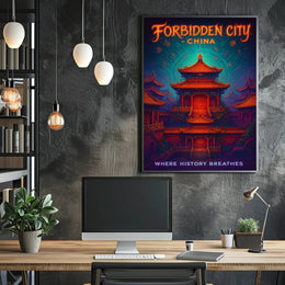 Forbidden City Enchantment in Cultural or Heritage Poster