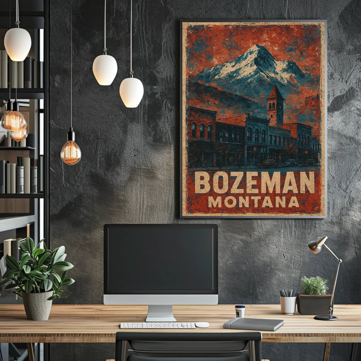 Bozeman, Montana Scenic Poster