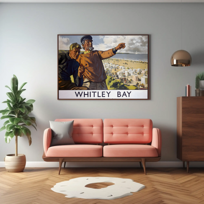 Whitley Bay Seaside Poster