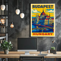Budapest A Vibrant Tribute Poster
