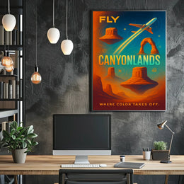 Fly Canyonlands Poster