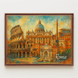 Rome, Italy A Timeless Cityscape Poster