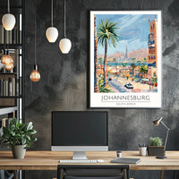 Vibrant Johannesburg Poster PosterGoat