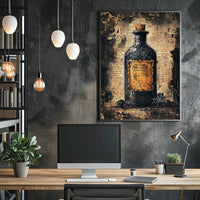 Vintage Potion Bottle Vintage Poster