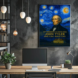 John Tyler 10th President of the United States Presidential Masterpiece Series Poster