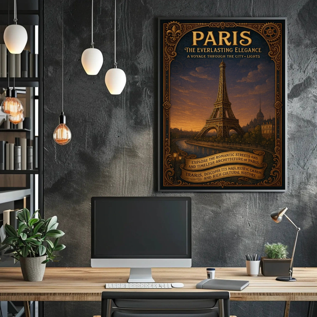 Paris The Everlasting Elegance Poster
