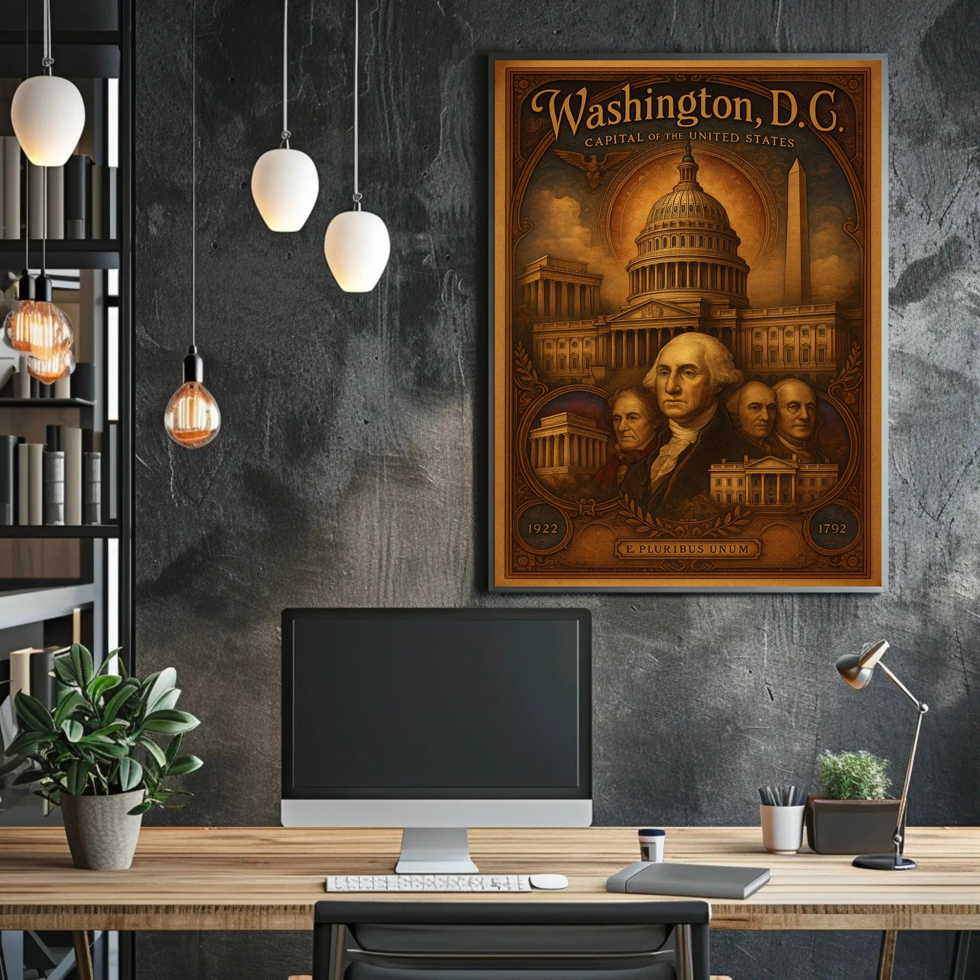 Washington, D.C. Capital of the United States Poster PosterGoat