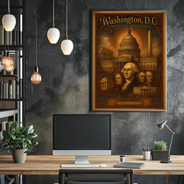 Washington, D.C. Capital of the United States Poster PosterGoat