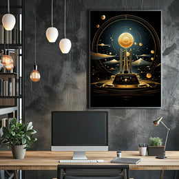 Celestial Exploration Poster