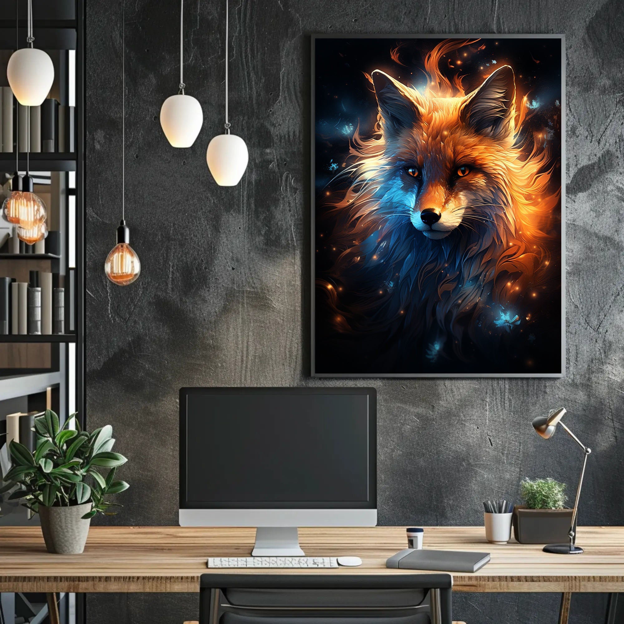 Enchanted Fox Poster PosterGoat