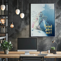 Cautionary Whisper Poster PosterGoat