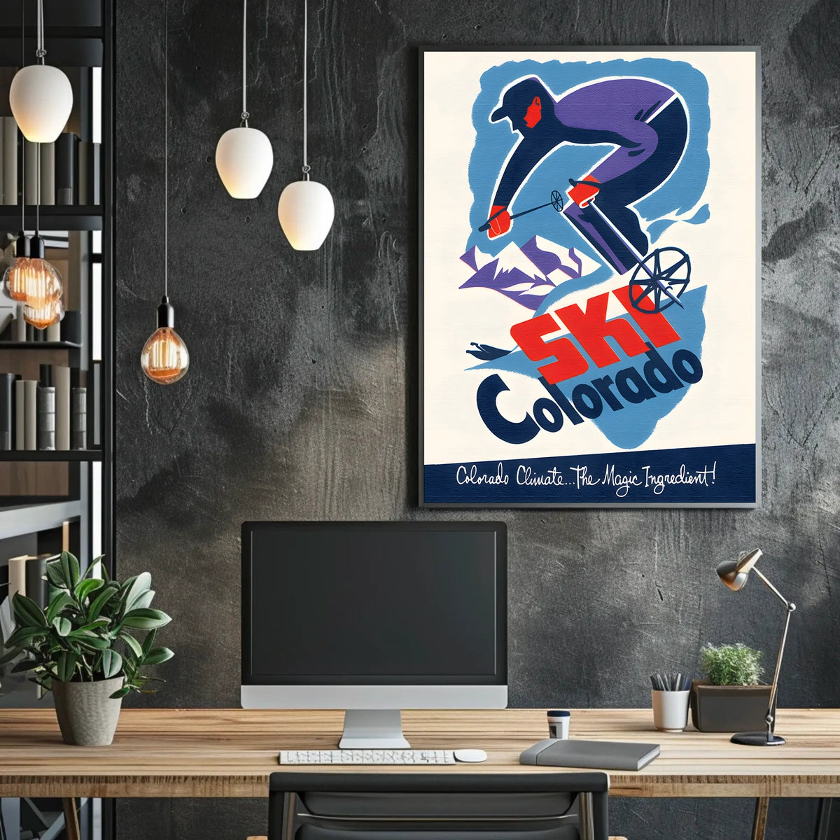 Ski Colorado Poster