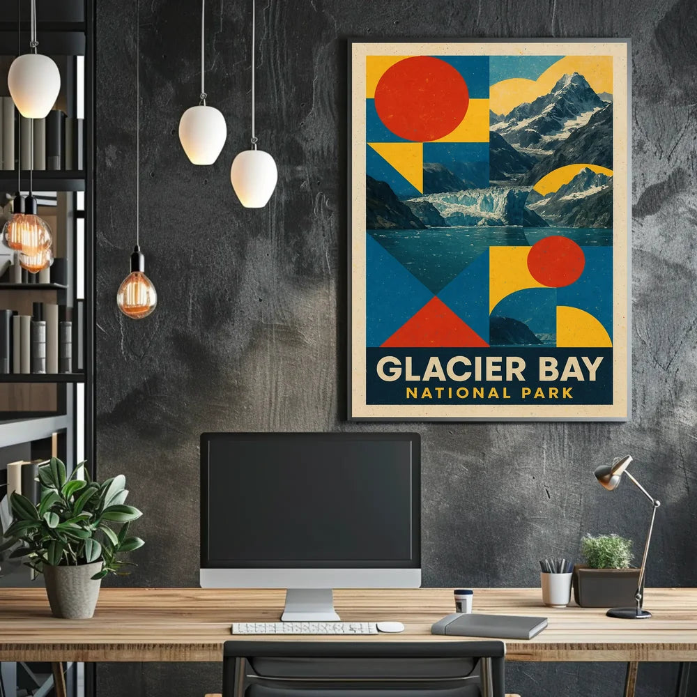 Glacier Bay National Park Scenic Print National Park Poster