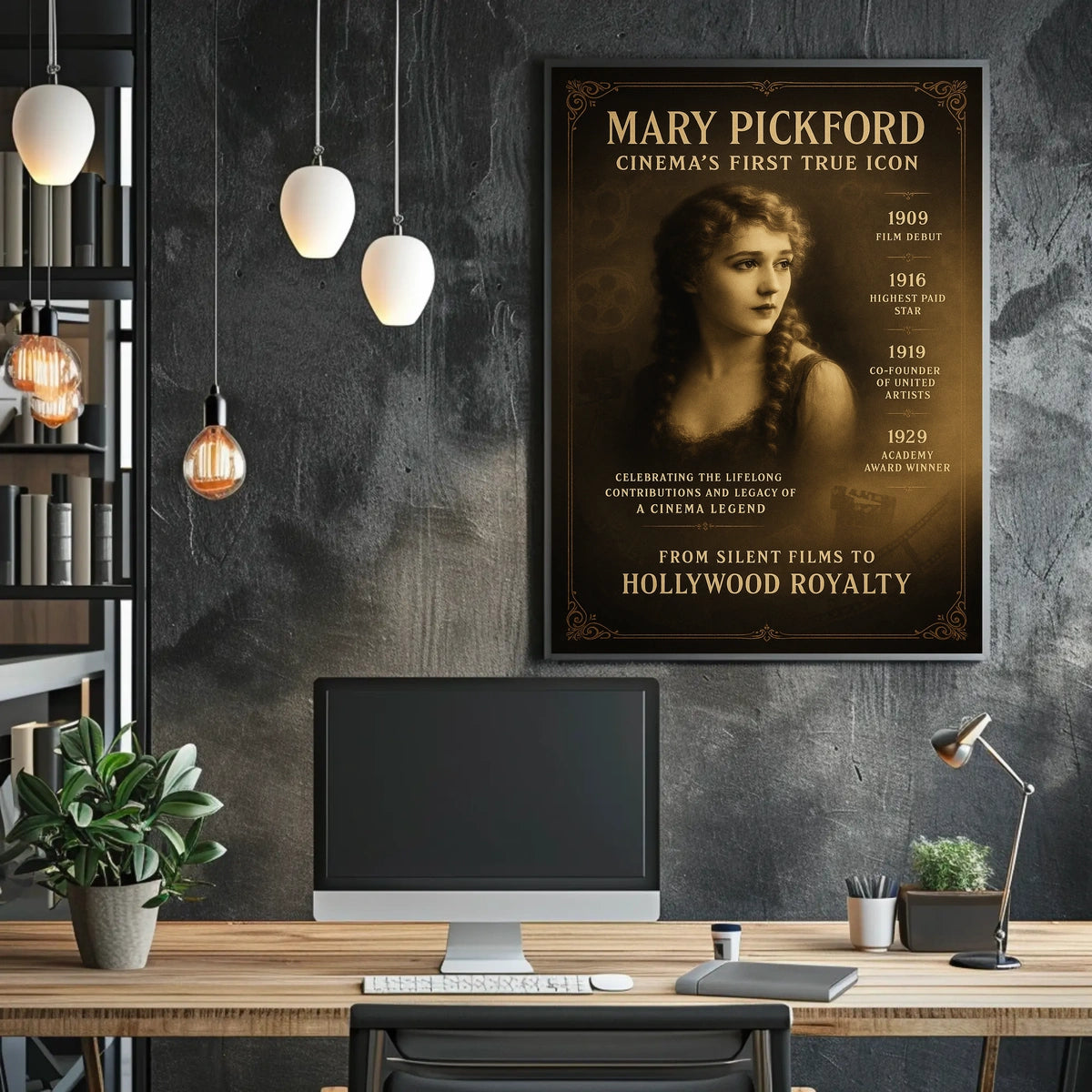 Mary Pickford Cinemas First True Icon Poster