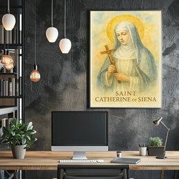 Saint Catherine Siena Poster
