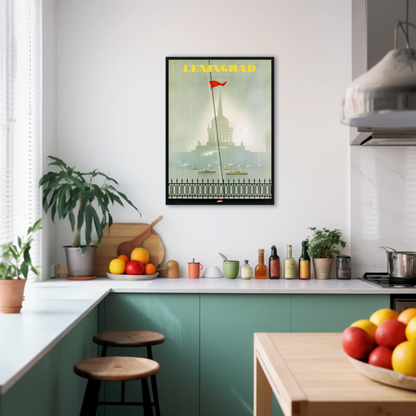 Leningrad Soviet Travel Poster
