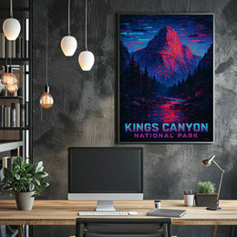 Kings Canyon National Park Epic Wanderlust Poster