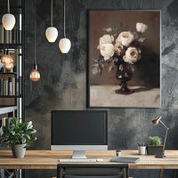Elegant Floral Still Life Poster