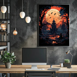 Haunted Mansion Under The Blood Moon Poster