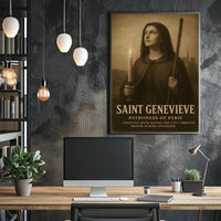 Saint Genevieve Patroness Of Paris Poster