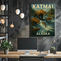 Katmai National Park Alaska Poster